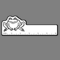 6" Ruler W/ Face Front Frog